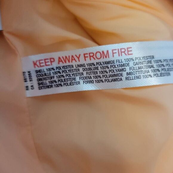 Women's Quilted Jacket - Peach - Picture 8 of 8